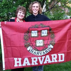 Genius Tutors - Tricia & her first Harvard bound student! Since then she has had 2 more students accepted to Harvard!