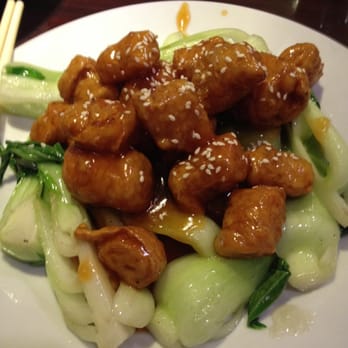 Ambrosia Veggie House - Veggies Sweet & sour chicken - Chinese Near Me - Calgary, Alberta