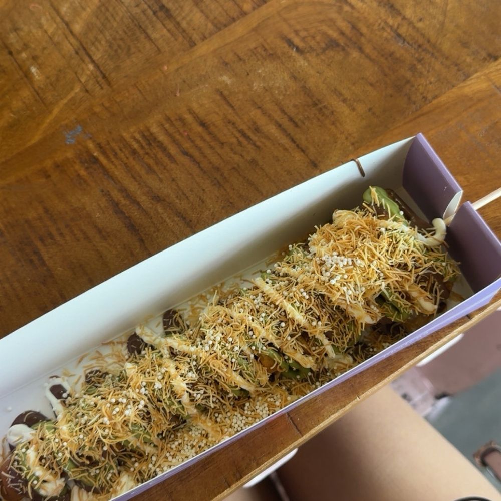 Phalcha - Pistachio waffle on a stick - Coffee & Tea Near Me - Louisville, Kentucky