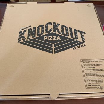 Knockout Pizza - Pizza takeout box - Pizza Near Me - Carlsbad, California