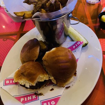Big Pink - Beef sliders & Bucket of Fries - Pizza Near Me - Miami Beach, Florida