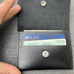 Rocket Leathercraft & Sharpening Service - Leather snap wallet