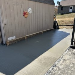 Patterson custom concrete - Broom finished concrete