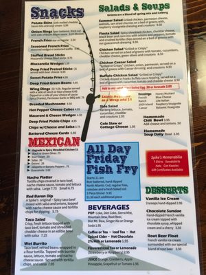 Menu photo 5 Spikes Keg O Nails Grayling, MI Menu photo 5 Spikes Keg O Nails Grayling, MI