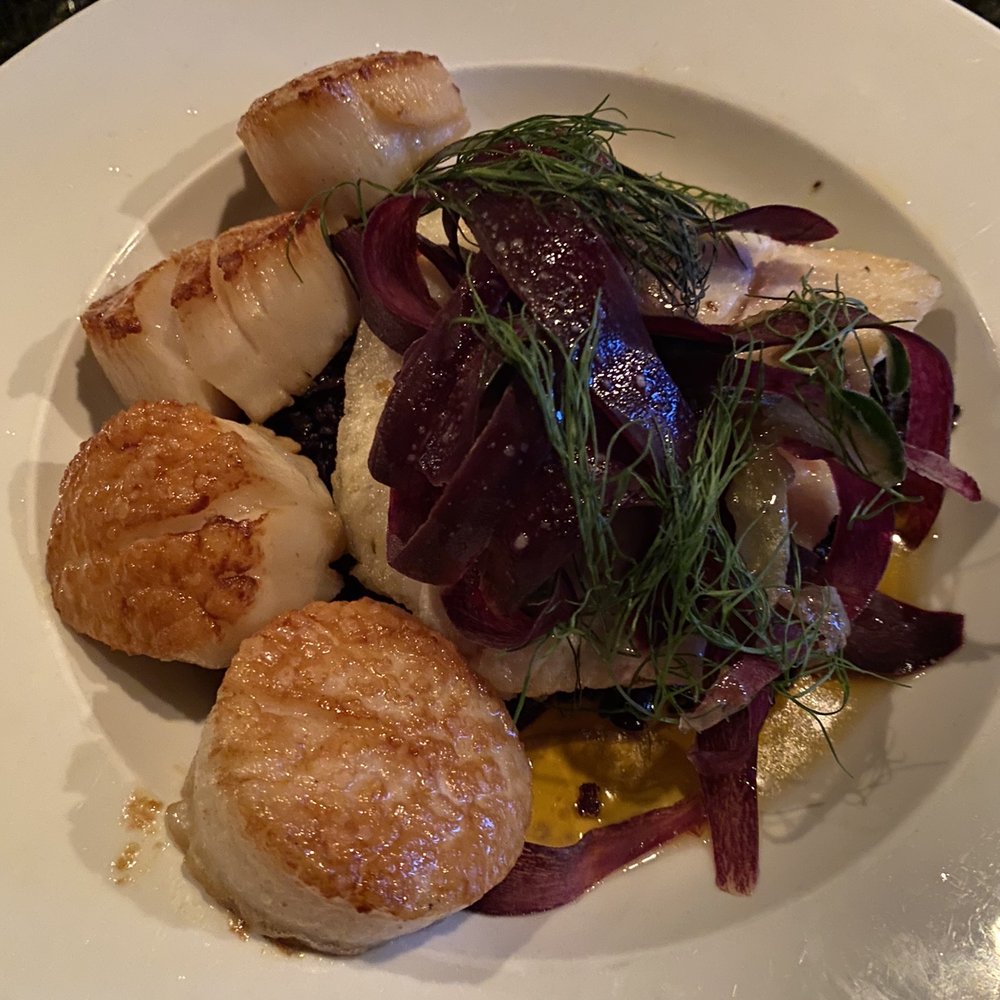 Parker's Bistro - Halibut and Scallops - American Near Me - Sioux Falls, South Dakota Parker's Bistro - Halibut and Scallops - American Near Me - Sioux Falls, South Dakota