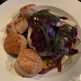 Parker's Bistro - Halibut and Scallops - American Near Me - Sioux Falls, South Dakota Parker's Bistro - Halibut and Scallops - American Near Me - Sioux Falls, South Dakota
