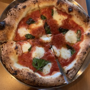 Belknap Dough Company - Margherita pizza. Would have pics of the other pizzas but we ate them too fast. - Pizza Near Me - Hurricane, West Virginia