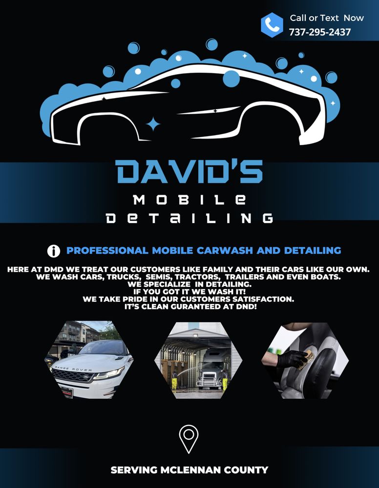DAVIDS MOBILE DETAILING SERVICE Request a Quote Waco, Texas Car