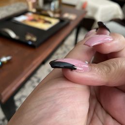 paint to make design, uneven