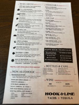 Menu photo 4 Hook and Lime Omaha, NE
