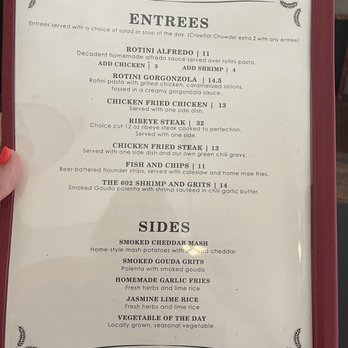 602 on Main - Menu - Cocktail Bars Near Me - Bastrop, Texas
