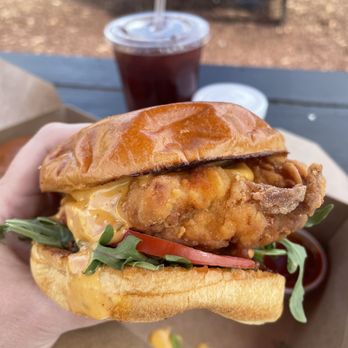 Germain's - Rooster Deluxe with that awesome bacon jam - Chicken Shop Near Me - Gainesville, Florida Germain's - Rooster Deluxe with that awesome bacon jam - Chicken Shop Near Me - Gainesville, Florida