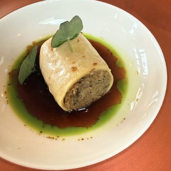 Les Petites Canailles - Duck Confit Cannelloni / Parmesan Cream / Sauce Perigeux - French Near Me - Paso Robles, California