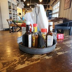 No mustard in condiments... only packets of mustard... Lower Alabama WTF?