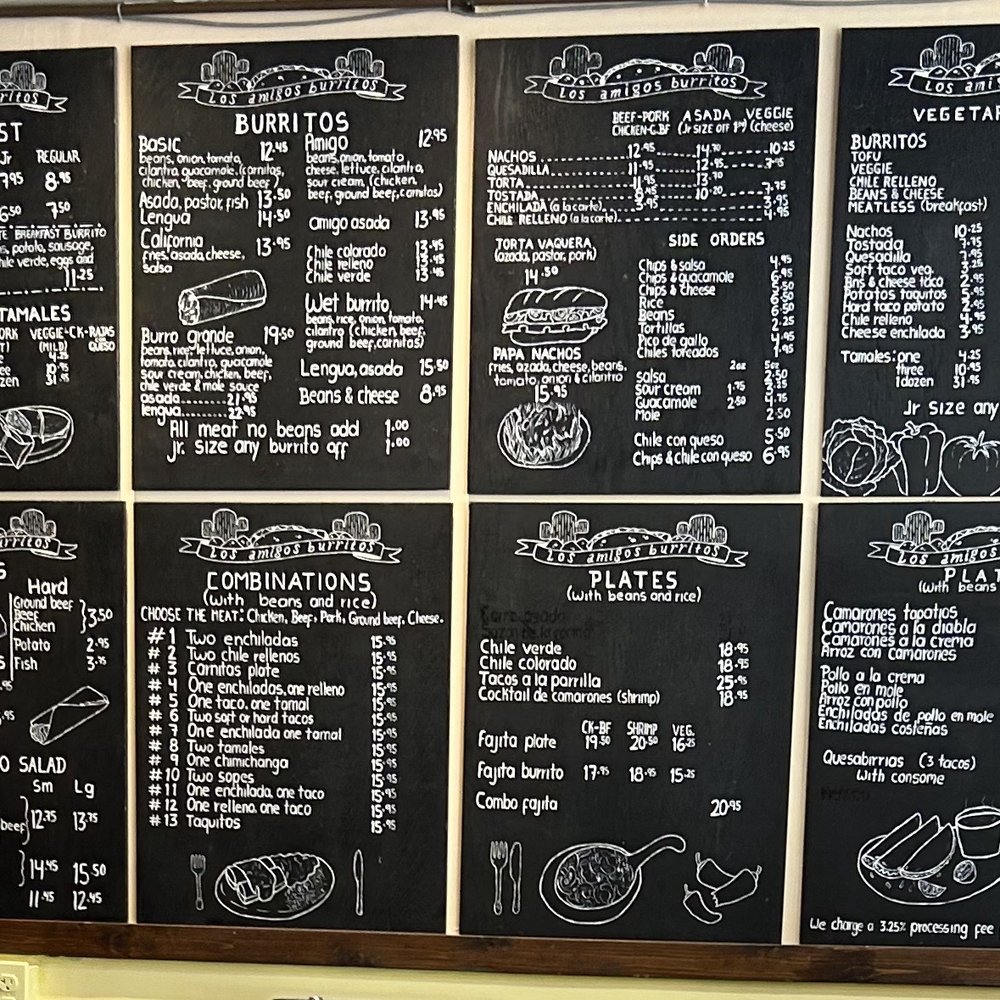 Los Amigos Burritos - Menu - Mexican Near Me - Florence, Oregon Los Amigos Burritos - Menu - Mexican Near Me - Florence, Oregon