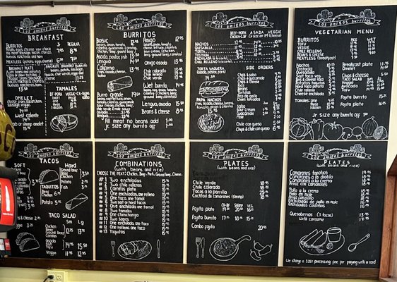 Menu photo 1 Los Amigos Burritos Florence, OR