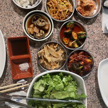 TEN BBQ - Banchan! - Korean Near Me - Los Angeles, California
