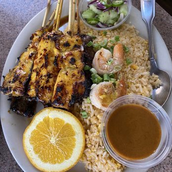 Thai Original BBQ Restaurant - S-8 mix (chicken and beef) - Thai Near Me - Los Angeles, California Thai Original BBQ Restaurant - S-8 mix (chicken and beef) - Thai Near Me - Los Angeles, California