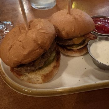 Pappy McGregor's - 2 Bacon Cheeseburger Sliders - Irish Pub Near Me - Paso Robles, California Pappy McGregor's - 2 Bacon Cheeseburger Sliders - Irish Pub Near Me - Paso Robles, California