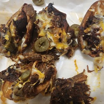 Philly's Sports Grill - Burnt - BBQ potato skins - absolutely disgusting - Breakfast & Brunch Near Me - Phoenix, Arizona