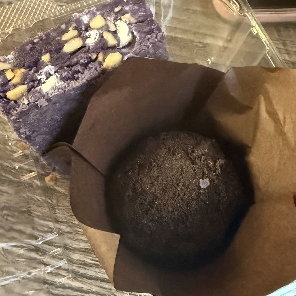 Cafe 86 - ube brownie and ube truffle - Desserts Near Me - Tustin, California
