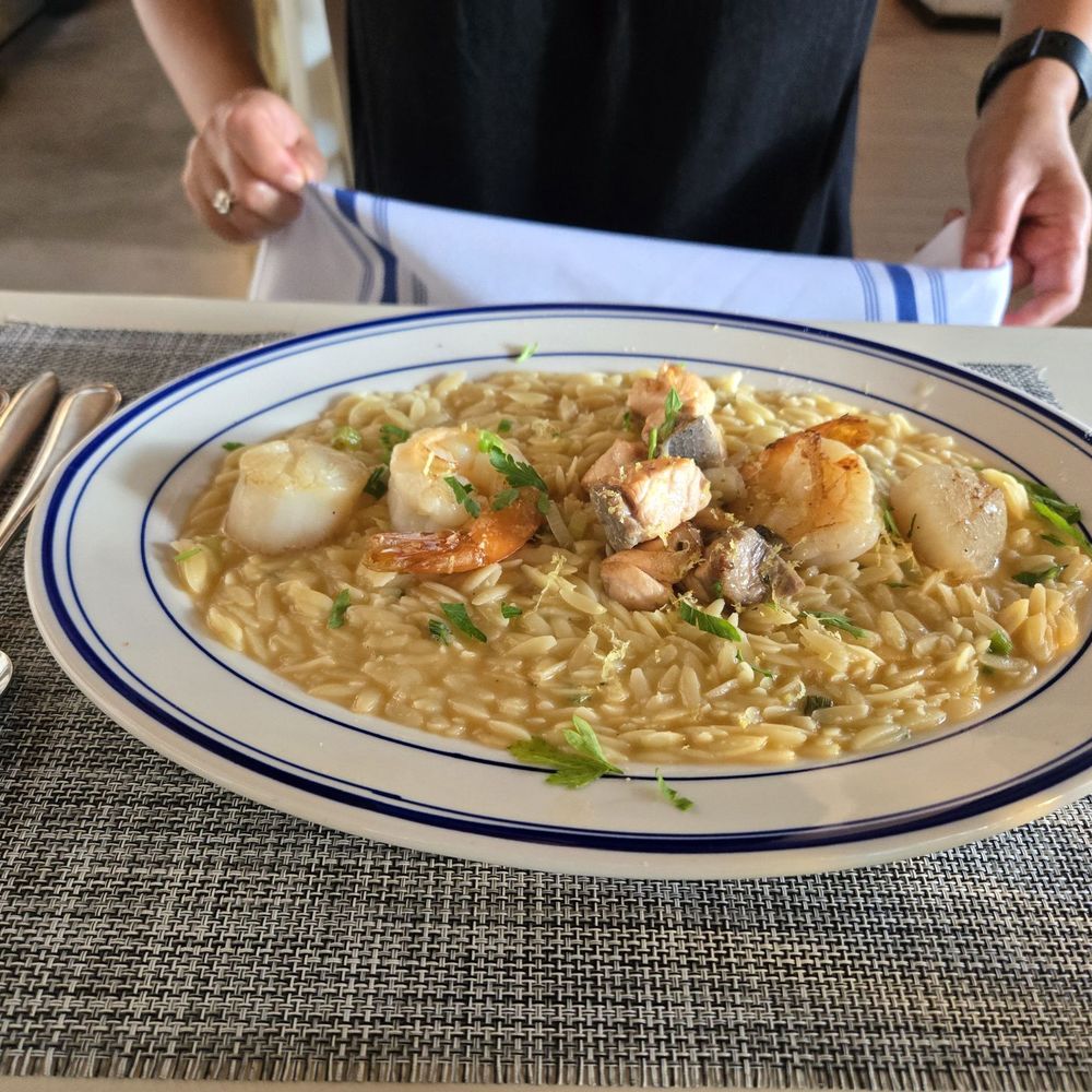Psaraki - Seafood Orzo. Very good. - Greek Near Me - Brooklyn, New York Psaraki - Seafood Orzo. Very good. - Greek Near Me - Brooklyn, New York