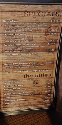 Menu photo 2 Timberline Tavern & Corner Cafe Flagstaff, AZ Menu photo 2 Timberline Tavern & Corner Cafe Flagstaff, AZ