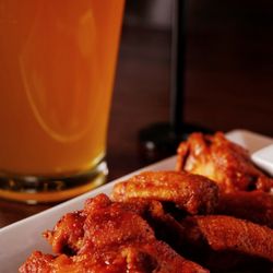 Rigby Yard - Chicken wings 
Light Panko breading,  deep fried to perfection and topped with your choice of one of three sauces: