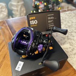 Lake Purdy Let's Go Fishing - All New Lew's ISO Reel with Flippin/Pitching switch for those technical casts. ISO reels not sold in big box stores!