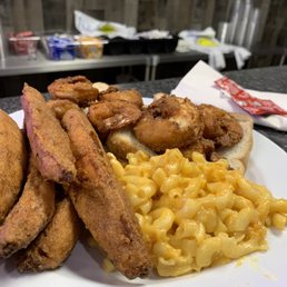 Shrimp dinner plate Shrimp dinner plate