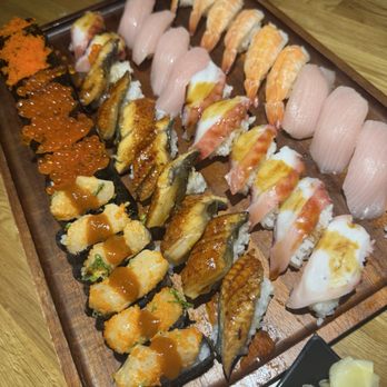 Sushi Damu - Check out this sushi all-you-can-eat platter!!! - Sushi Bars Near Me - Tustin, California Sushi Damu - Check out this sushi all-you-can-eat platter!!! - Sushi Bars Near Me - Tustin, California