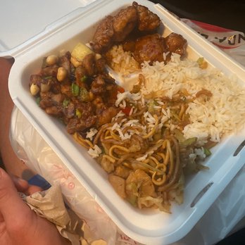 Panda Express - look how many orange chicken my friend got without even eating any - Chinese Near Me - Cerritos, California Panda Express - look how many orange chicken my friend got without even eating any - Chinese Near Me - Cerritos, California
