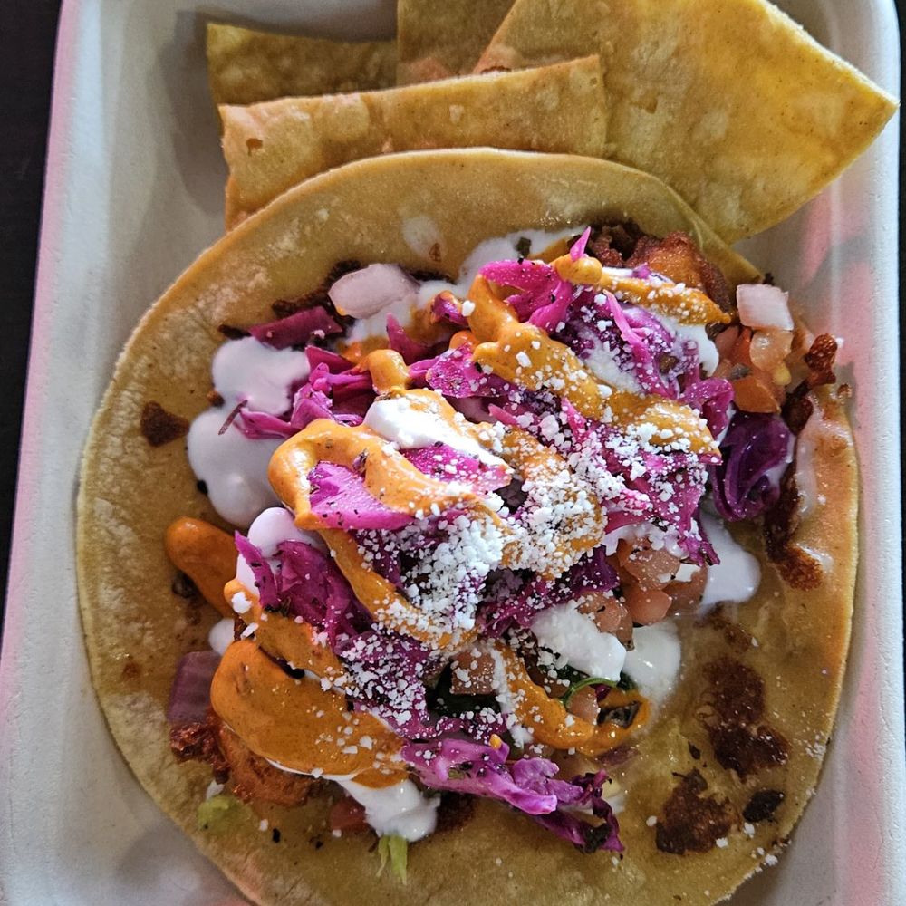 ABVE The Basics - Fish street taco (come with a few chips) - New Mexican Cuisine Near Me - San Jose, California