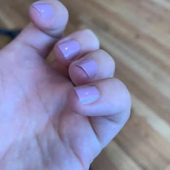 Hot Tips Nails and Spa - Missing polish on a small finger nail - Nail Salons Near Me - Denver, Colorado Hot Tips Nails and Spa - Missing polish on a small finger nail - Nail Salons Near Me - Denver, Colorado