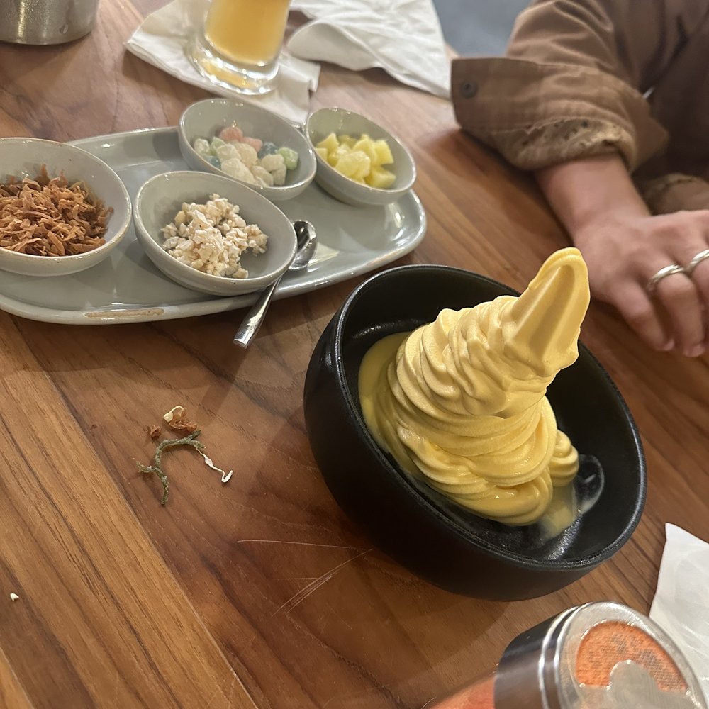 Piko Kitchen + Bar - Mango soft serve- HITS THE SPOT! $10 - Cocktail Bars Near Me - Honolulu, Hawaii Piko Kitchen + Bar - Mango soft serve- HITS THE SPOT! $10 - Cocktail Bars Near Me - Honolulu, Hawaii