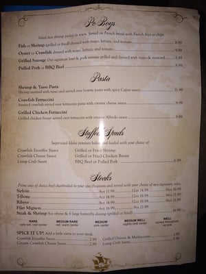 Menu photo 6 LeBleu's Landing Cajun Restaurant Sulphur, LA