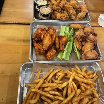 Cowboy Chicken - Crunchy fries, Boneless Wings & Tenders Combo - Barbeque Near Me - Kissimmee, Florida