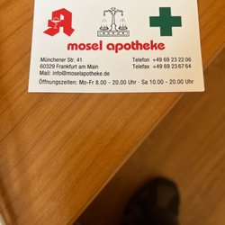 Mosel-Apotheke - Biz card