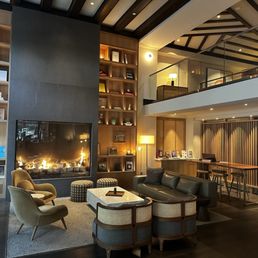 Hotel lobby in June 2024. Hotel lobby in June 2024.