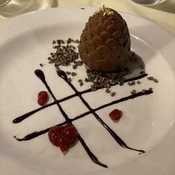 Rainbow Lodge - Chocolate Raspberry Truffon Pinecone - New American Near Me - Houston, Texas Rainbow Lodge - Chocolate Raspberry Truffon Pinecone - New American Near Me - Houston, Texas