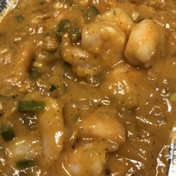 Shrimp etouffe. There is shrimp in every bite. Shrimp etouffe. There is shrimp in every bite.