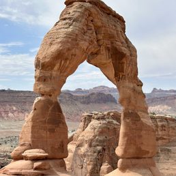 This is Delicate Arch, one of the most famous landmarks in the world!