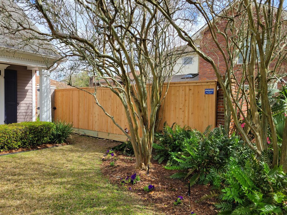 Slide of Fence Line Construction