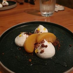 Sunflower Cafe - Delicious peaches and cheesecake filling