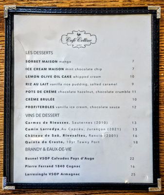 Menu photo 1 Cafe Colline Arlington, VA