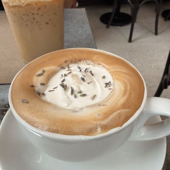Kitchen No 324 - Mocha lavender latte - New American Near Me - Oklahoma City, Oklahoma