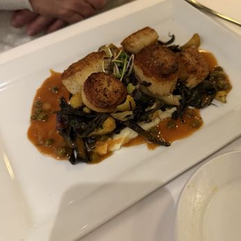 The Crossing - Sea Scallops - New American Near Me - Clayton, Missouri The Crossing - Sea Scallops - New American Near Me - Clayton, Missouri