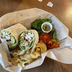 The Green Salmon - Sesame chickn wrap