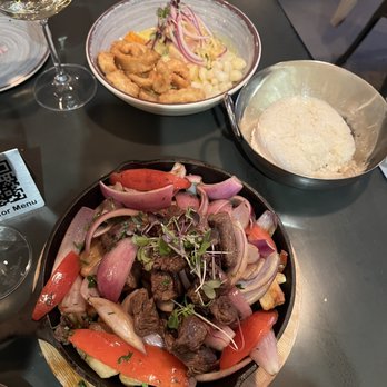 Ceviches By Divino - Providence - Lomo Saltado and Aj Amarillo Ceviche - Peruvian Near Me - Providence, Rhode Island
