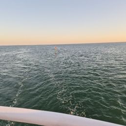 view from the back (front? idk ships...) of the boat